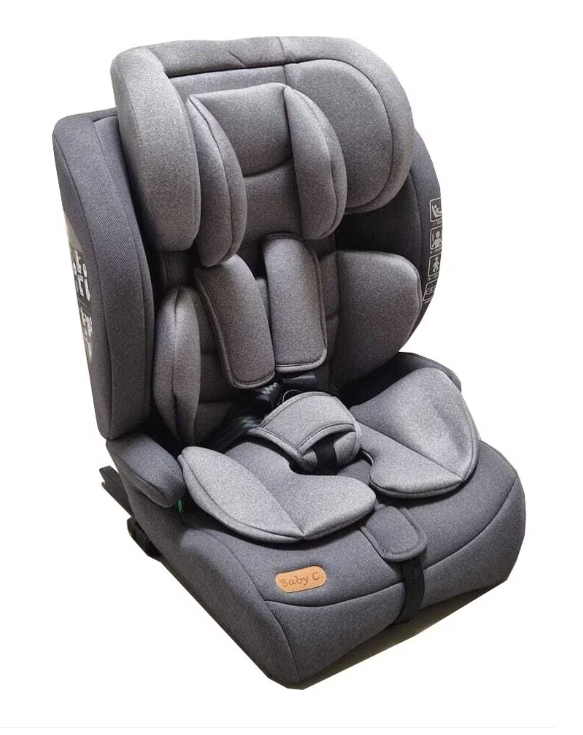 Scaun Auto Rotativ 360° Baby Care Isofix - 0-36 kg Gri