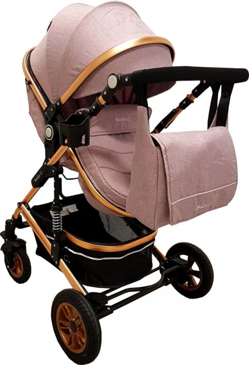 Carucior 3 in 1 Baby Care 531 Pro Roz