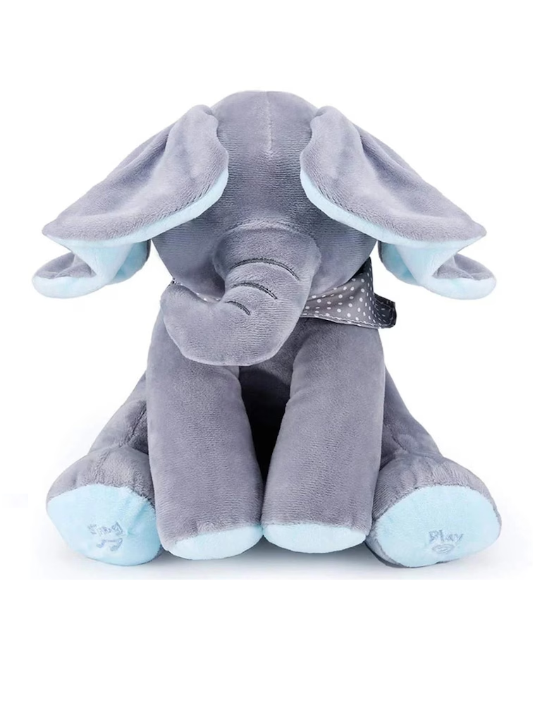 Jucărie Interactivă Elefant Cucu Bau Albastru