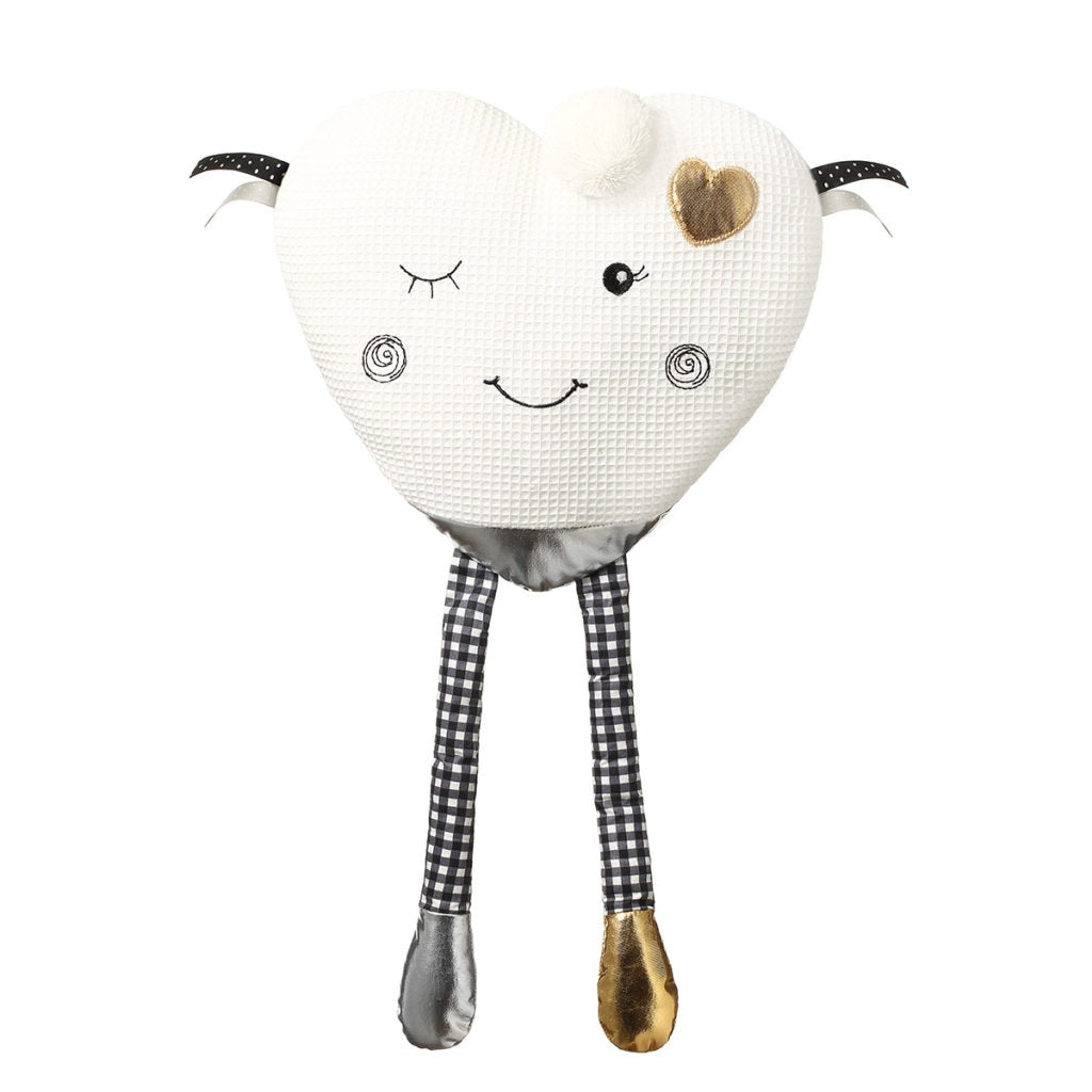 Jucarie de atasament in forma de inima