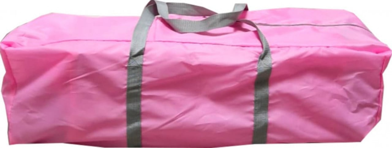 Patut Pliabil Baby Care PRO , 120X60 cm, Plasa insecte, Roz