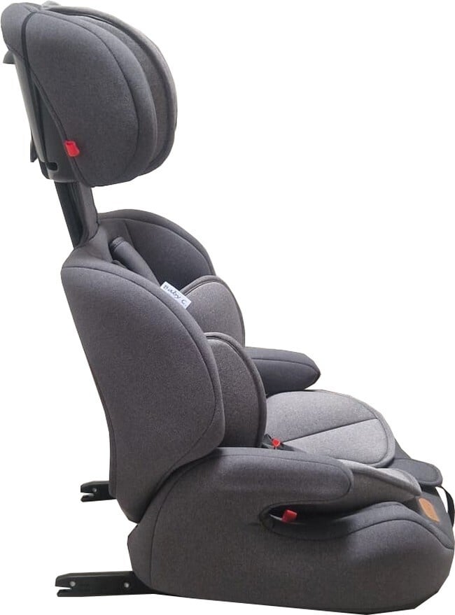 Scaun Auto cu Isofix Baby Care BeSafe Seat, 9-36 kg, Tetiera reglabila, Omologare R-129 i-Size, Gri