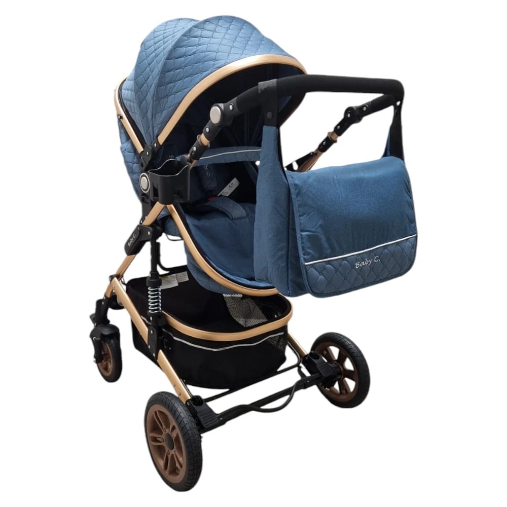 Carucior  2 in 1 Baby Care PRO 531 Albastru