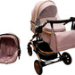 Carucior 3 in 1 Baby Care 531 Pro Roz