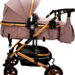 Carucior 3 in 1 Baby Care 531 Pro Roz