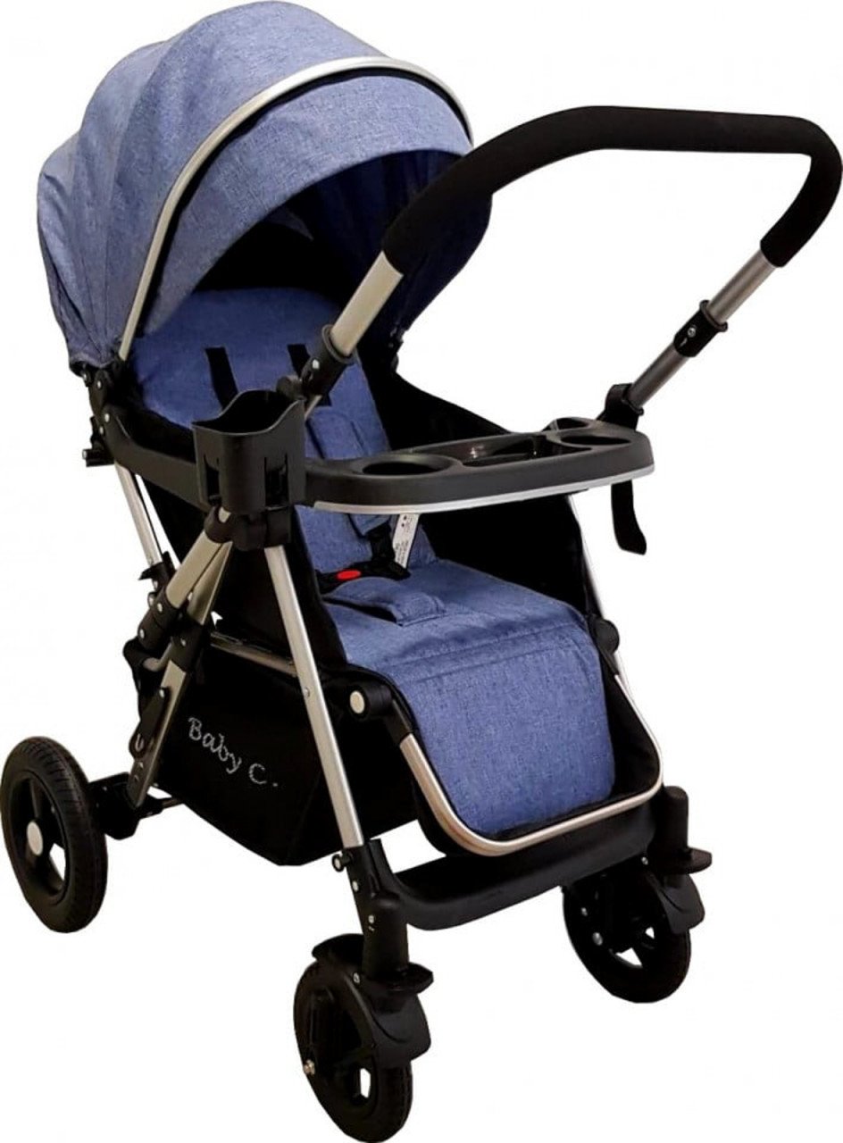 Carucior 2 in 1 Baby Care PRO 511 Albastru Jeans