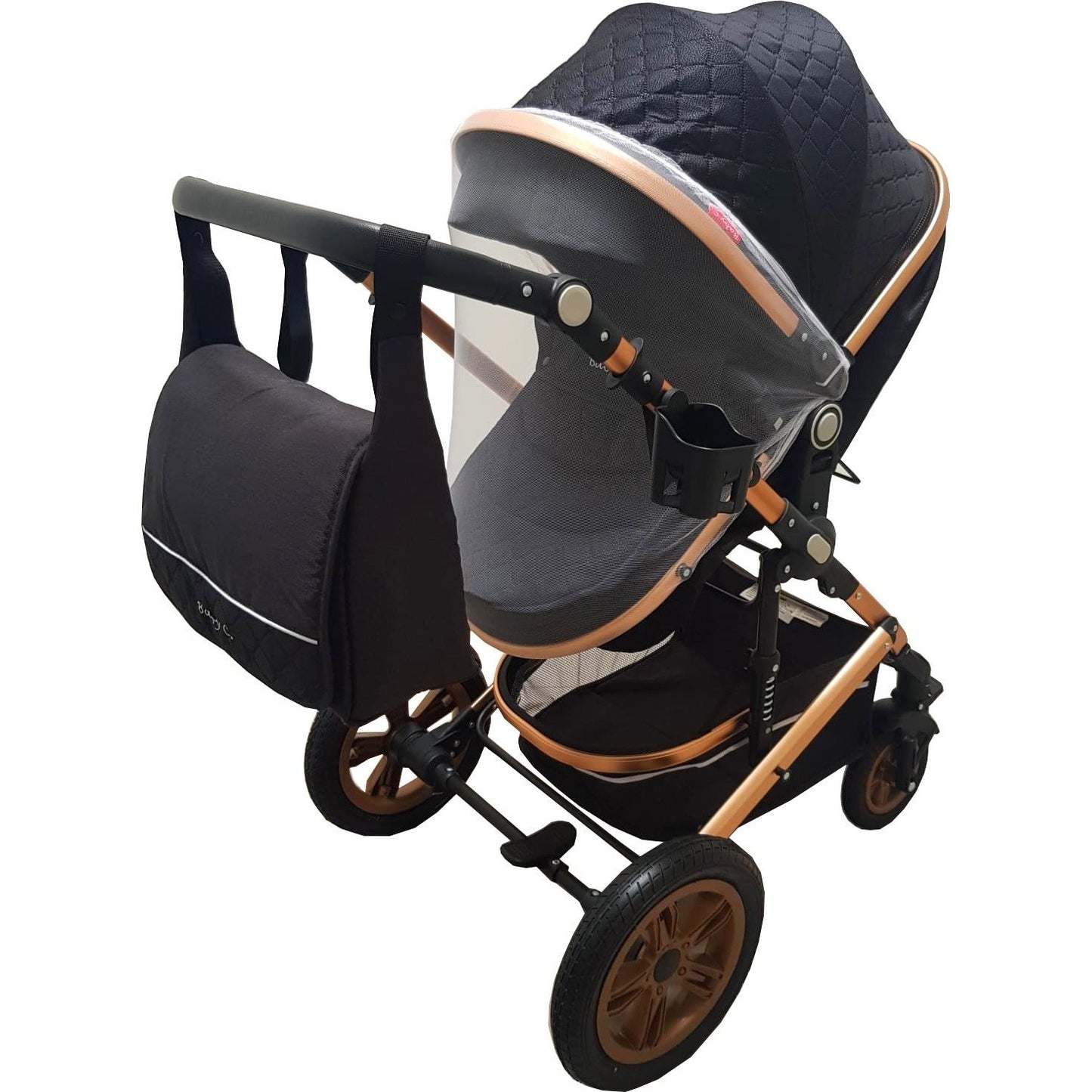 Carucior 3 in 1 Baby Care 530 Pro Negru