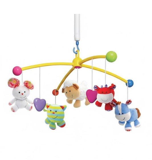 Carusel Muzical pentru patut cu sunete in romana pentru bebelusi