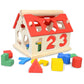 Casă educativă din lemn – Sortator de forme și cifre