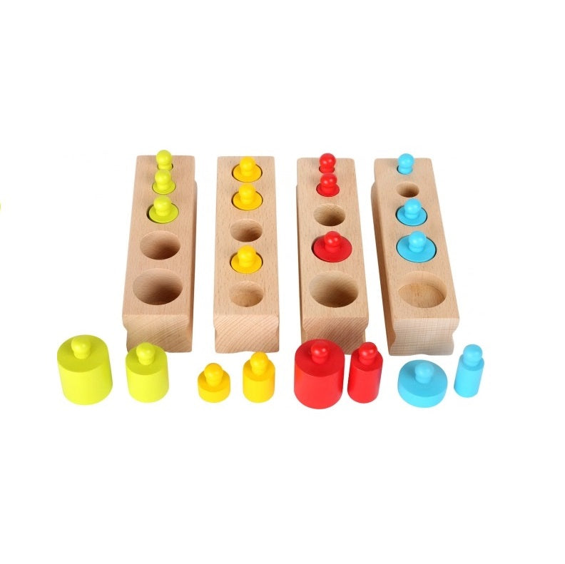 Cilindri Montessori diferite dimensiuni