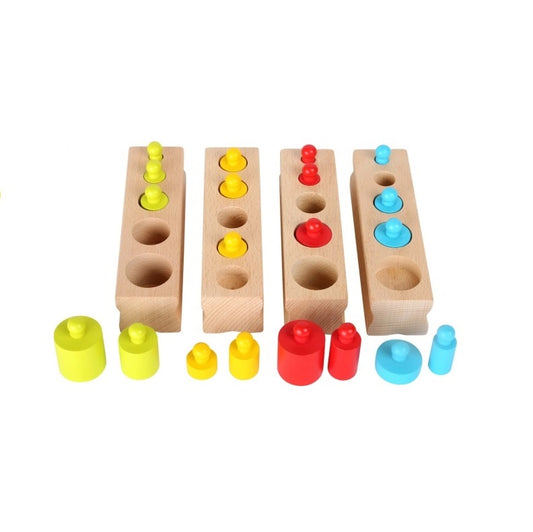 Cilindri Montessori diferite dimensiuni