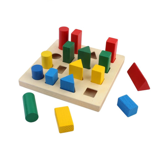 Cilindri Montessori cu forme geometrice