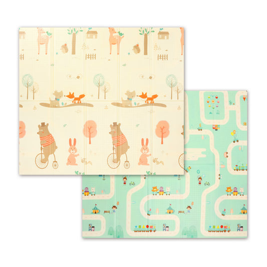 Covoras educativ din spuma 180 x 200 cm Babyono