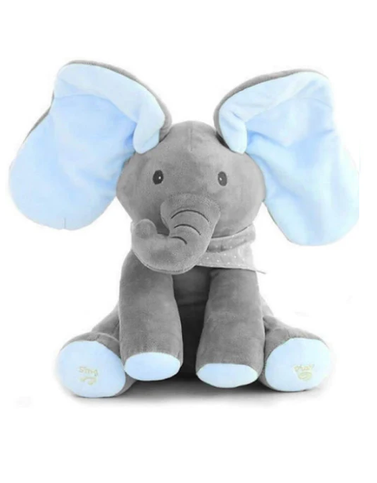 Jucărie Interactivă Elefant Cucu Bau Albastru