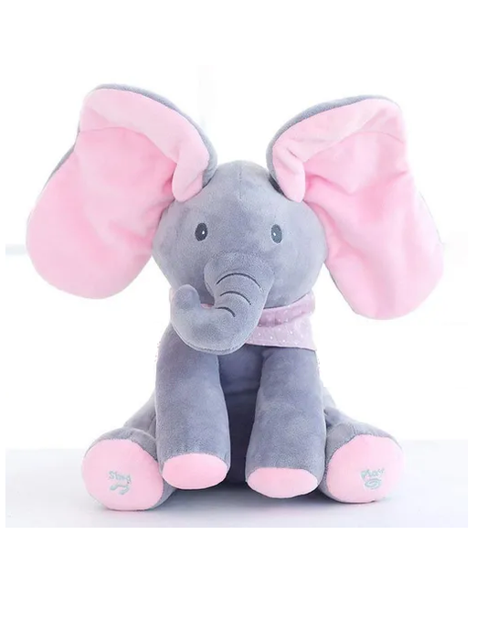 Jucărie Interactivă Elefant Cucu Bau Roz