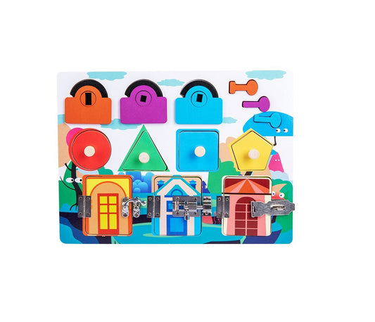 Puzzle cu incuietori