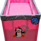 Patut Pliabil Baby Care PRO , 120X60 cm, Plasa insecte, Roz