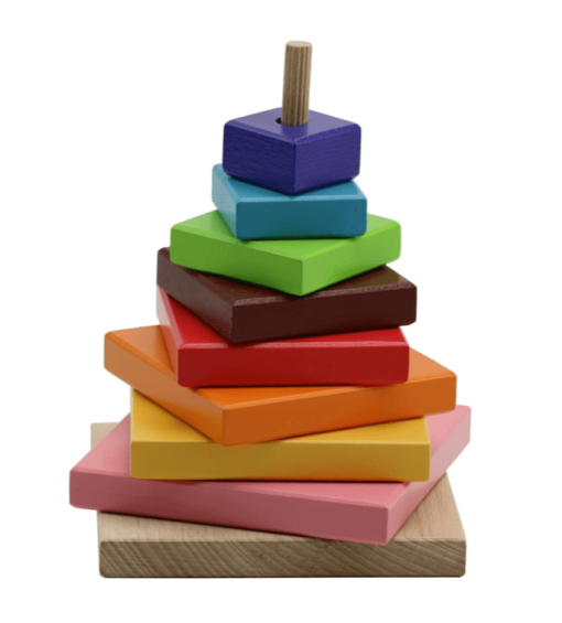 Piramida Montessori Curcubeu