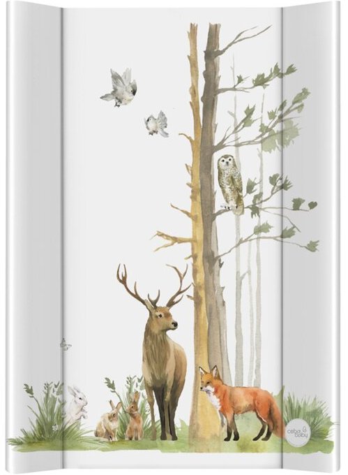 Saltea de Infasat Ceba Baby 50x70cm, Sistem Anti-Alunecare, Forest Dream