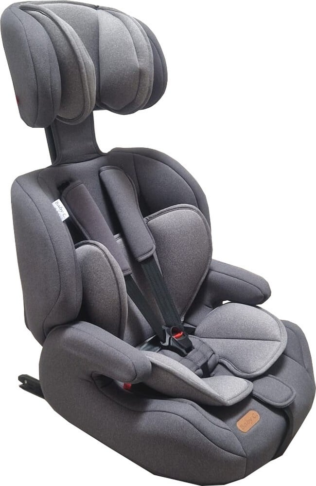 Scaun Auto cu Isofix Baby Care BeSafe Seat, 9-36 kg,  Tetiera reglabila, Omologare R-129 i-Size,  Gri