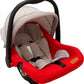 Scoica auto pentru bebelusi Baby Care Rosie, Maner reglabil, Omologare R-129 i-Size, Prindere in 5 puncte
