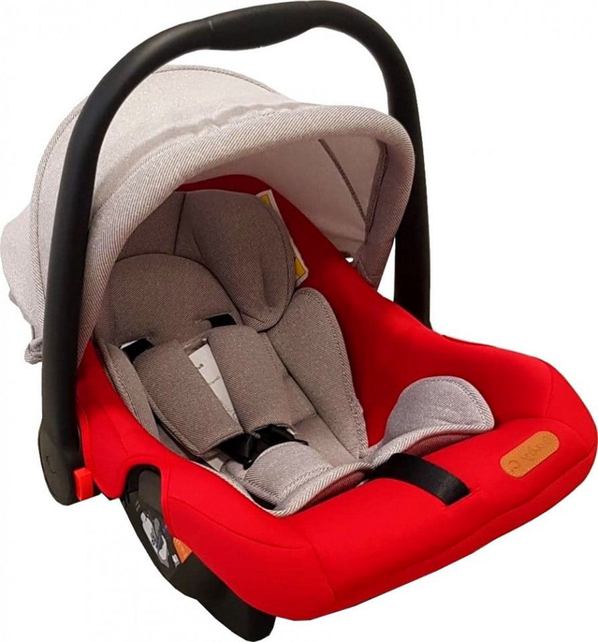 Scoica auto pentru bebelusi Baby Care Rosie, Maner reglabil, Omologare R-129 i-Size, Prindere in 5 puncte