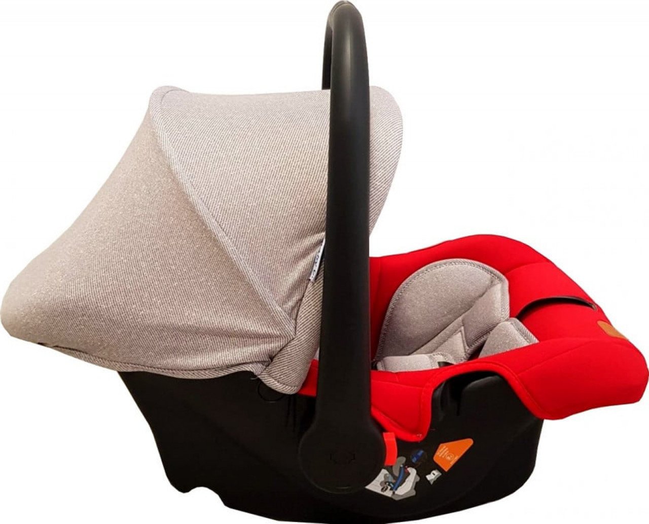 Scoica auto pentru bebelusi Baby Care Rosie, Maner reglabil, Omologare R-129 i-Size, Prindere in 5 puncte