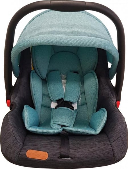 Scoica auto pentru bebelusi Baby Care Verde, Maner reglabil, Omologare R-129 i-Size, Prindere in 5 puncte
