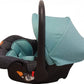 Scoica auto pentru bebelusi Baby Care Verde, Maner reglabil, Omologare R-129 i-Size, Prindere in 5 puncte