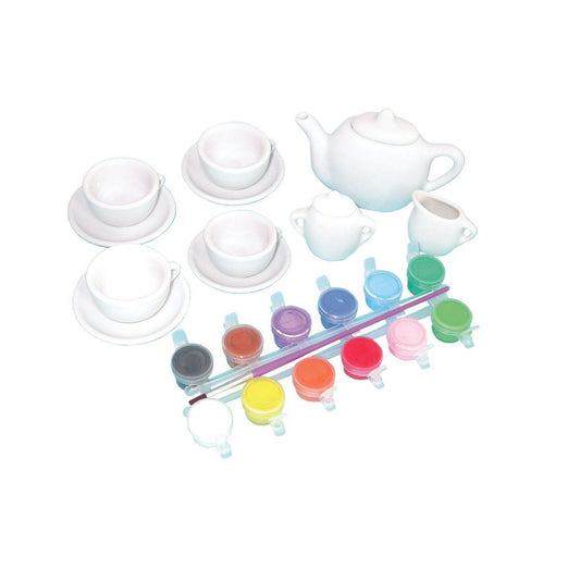 Set pentru ceai de colorat