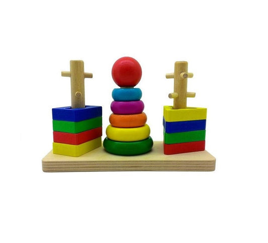 Piramida Montessori cu sortare complexa